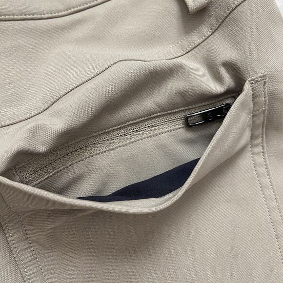 Lululemon ABC Slim Pants Warpstreme Khaki Tan Size 30 - Picture 7 of 12